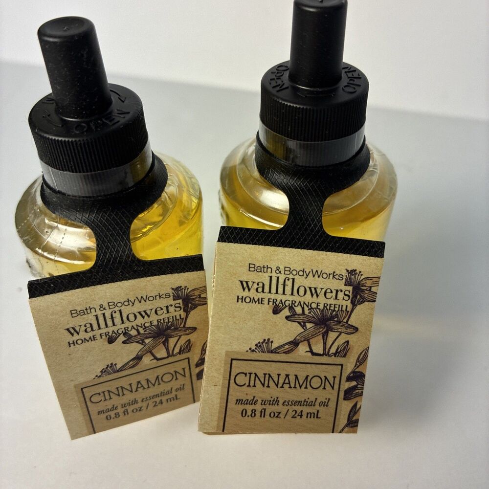 2 Bath & Body Works Wallflowers Cinnamon  Diffuser Refill Bulbs